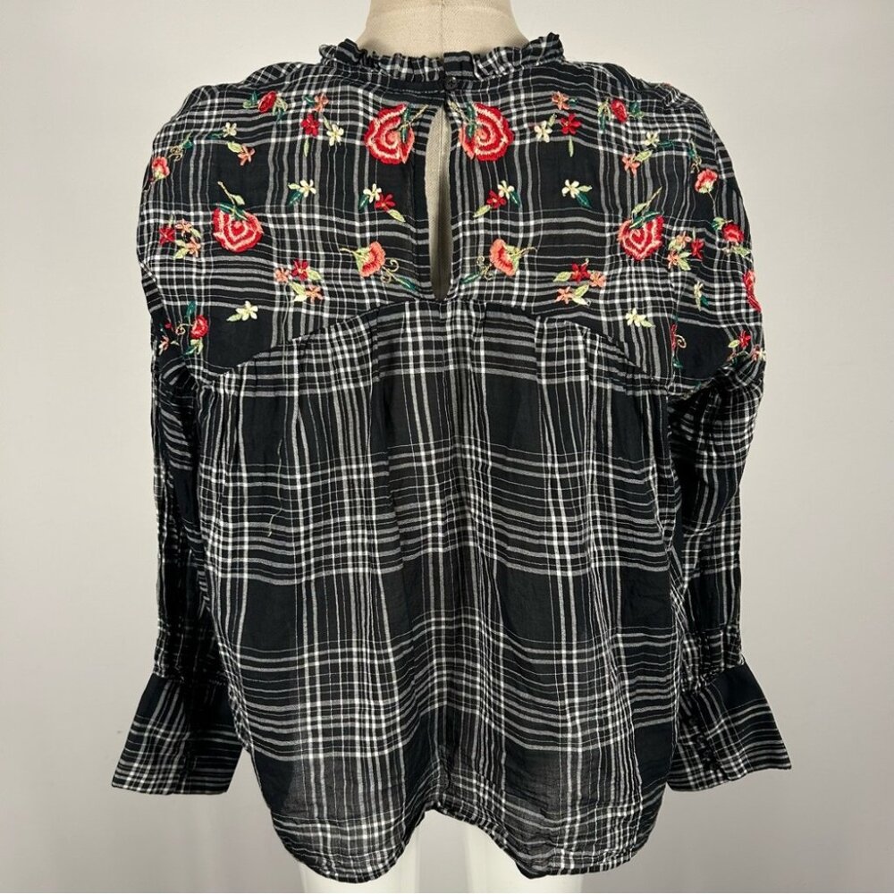 Zara embroidery top M - Picture 2 of 9